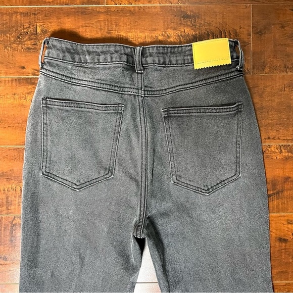 ANTHROPOLOGIE Avec Les Filles Denim High Rise Jeans Distressed Cropped Size 27 - Picture 6 of 11